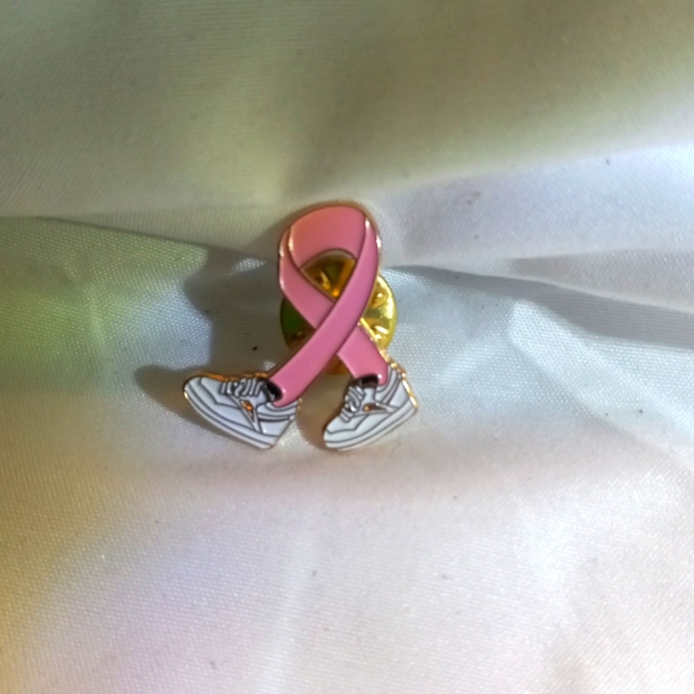 Breast cancer awareness pin